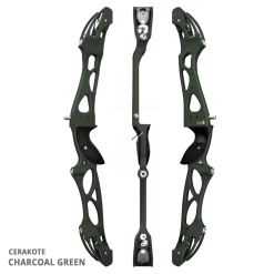 Mybo Elite 25" Recurve Riser 2024 -Bow Arrow Discount Store elite charcoal green 852601