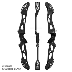 Mybo Elite 25" Recurve Riser 2024 -Bow Arrow Discount Store elite graphite black 852599