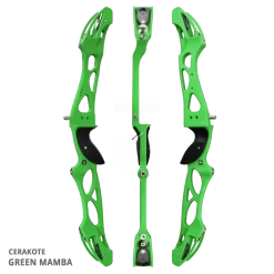 Mybo Elite 25" Recurve Riser 2024 -Bow Arrow Discount Store elite green mamba 852612