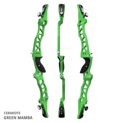 Mybo Wave XL 27" Recurve Riser 2024 -Bow Arrow Discount Store wave xl 27 green mamba 852592